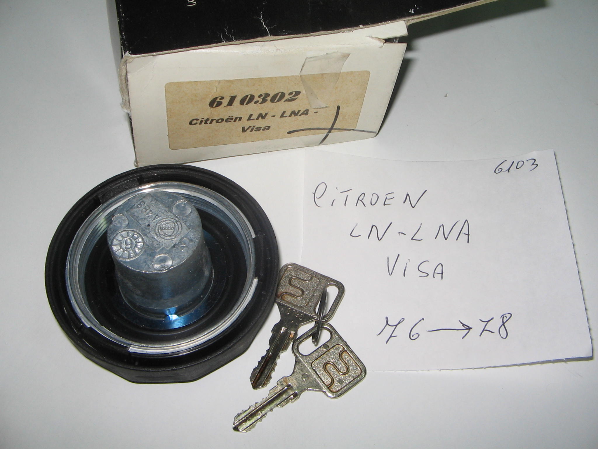 TAPPO CARBURANTE  CITROEN VISA / LN --N.9036